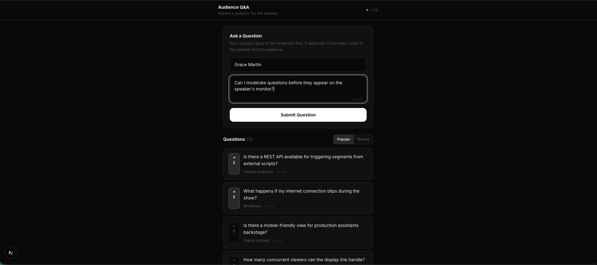 The Interaction Loop: How Audience Q&A Actually Works