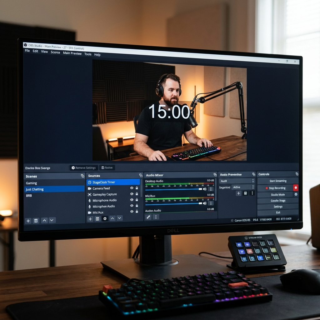 The Complete Guide to Adding a Professional Timer to OBS Studio